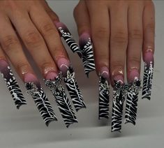 Dope Nails, Long Acrylic Nails, Nail Tech