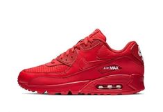 Available in a range of sizes to fit any style, this shoe is a must-have for any fan. Don?t miss out on the opportunity to add this shoe to your collection and experience the ultimate in style, comfort, and performance. Order now and step up your sneaker game! Air Max 90 Red, Air Max 1 Black, Air Max 90 Black, Walk In Wardrobe, Sneaker Games, Air Max 1, Nike Air Max 90, Step Up, Air Max