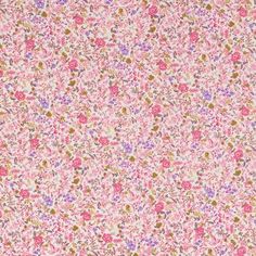 a pink and purple flowered background with small flowers