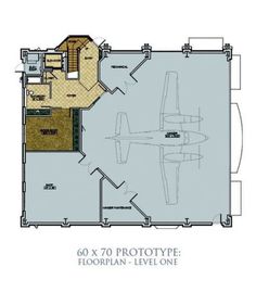 the floor plan for an airplane that is on display