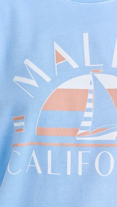 Find Z SUPPLY Malibu Sunday on Editorialist. Fabric: Mid-weight fleece,'Malibu' lettering and graphic at front,Ribbed edges,Crew neck,Long sleeves with dropped shoulders,Shell: 100% cotton,Wash cold,Imported, China Long Sleeves, Crew Neck, China, Fabric, Blue