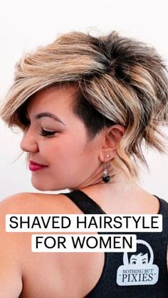 Bob With Shaved Side, Shaved Side Haircut, Shaved Hairstyles For Women, Side Undercut, Side Haircut, Shaved Bob, Shaved Hairstyles, Short Spiked Hair, Shaved Hair Designs