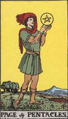 a tarot card with an image of a man holding a star in his hand