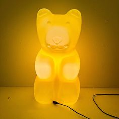 Price per piece.  Haribo larg Bear Night vintage Lamp from 1970'S Children Lighting Made in Germany in the 70s Plastic design desk/floor vintage lamp Long feeding cable included on-off swich . And EU plug E14 bulb European Plug (up to 250V).The wiring of this item may be original and might need replacement, if not specified otherwise. Wrought Iron Floor Lamps, Childrens Lamps, Iron Floor Lamp, Design Desk, Vintage Lamp, Plastic Design, Brass Floor Lamp, Kids Lighting, Marble Floor