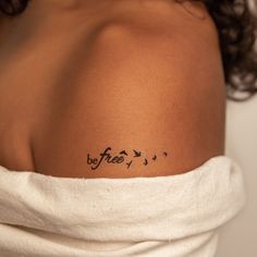 Be Free Manifestation Tattoo Temporary Tattoos Conscious Ink Be You Tattoo Ideas, Set Me Free Tattoo, Set Yourself Free Tattoo, Be Free Tattoo Ideas, Everything In Time Tattoo, Be Free Tattoo, Be Yourself Tattoo, Free Soul Tattoo, One Day At A Time Tattoo