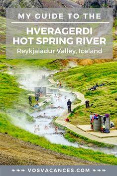 the cover of my guide to the hveragerdi hot spring river in iceland