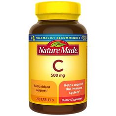 Nature Made Vitamin C 500 mg is a dietary supplement that supports immune health, provides antioxidant support, and aids in iron absorption. Sourced from high-quality ingredients, this gluten free Vitamin C for adults antioxidant supplement has no color added, no artificial flavors, and no added preservatives. Vitamin C is not only an antioxidant that helps support your immune system, but it is also needed for collagen synthesis to support overall skin health. If you are not receiving enough Brown Sugar Homemade, Food For Mental Health, Dopamine Deficiency, Dopamine Diet, Boost Serotonin, Scrub For Face, Glow Tips, Nature Made Vitamins, Face Spf