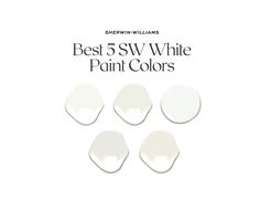 the best 5 white paint colors