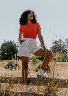 When only the most adorable will do: the Cowboy Dreams Shorts. Tiny blue cowboys dance across this soft cream cotton knit, trimmed with a ruffle hem and finished with a soft elastic waistband. Though inspired by vintage pyjamas, we're sure this style would love to be worn out of the house with the matching cami, or Cactus Clover Tee. Features Roomy pockets Fully elastic waistband Ruffle trim Decorative bow 100% vintage cotton, deadstock sourced Machine wash cold, hang to dry. Size chart - Sized for a relaxed lounge fit. If you are in between sizes, you can size down for a more fitted look. A note from the designer: Storytime. We were originally only going to include the camisole in this collection. But in the eleventh hour (aka - right before our photoshoot) we just couldn't resist whippin