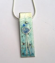 Torch Fired Enamel Jewelry, Long Necklace Silver, Enameling Jewelry, Metal Clay Jewelry, Jewelry Diy Bracelets, Enamel Necklaces, Accessories Diy Jewelry, Enamel Earrings, Ceramic Jewelry