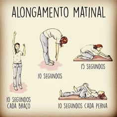 a poster with instructions on how to do a yoga matriall for beginners