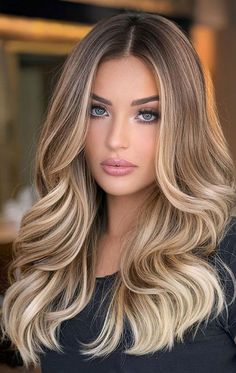 50 Flattering Blonde Highlights Ideas For 2022 : Long Layered Vanilla Blonde Face Framing Highlights Special Occasion Hairstyles, Spring Hair Color, Blonde Hair Inspiration, Hair Color Highlights, Spring Hairstyles, Balayage Highlights, Hair Color Trends