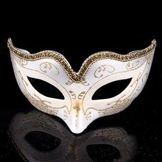 PRICES MAY VARY. Included: 1pcs white Masquerade mask for women or girls This Mardi Gras Mask is Great for your Birthday ,Holloween, Masquerade party, delicate and charming, light up your party,Your Guests Will Love Them! White Masquerade Mask Venetian Mask Halloween Party Mask Mardi Gras Mask Masquerade Ball Dance, Fancy Mask, White Masquerade Mask, Prom Eyes, Theme Carnaval, Ball Dance, Party Eyes, Outfit Ideas For Church