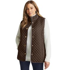 Meet the casual layer of the season. Quilting adds texture and warmth to this vest that is the perfect layering piece for cold days. Pair it with a turtleneck and jeans or chinos. Ladies Of London, Quilted Vest, Layering Pieces, Cold Day, Layering, Quilting, Turtle Neck, Top Outfits, London