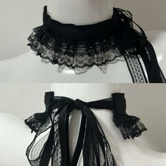 Option 1:A choker with stud decoration,  Option 2:A choker without stud decoration,  The price is for a choker only, others are not included. Ruby Gloom Costume, Steampunk Fashion Female, Dr Accessories, Vampire Halloween Costume, Ruby Gloom, Ouji Fashion, Aesthetic Items, Victorian Vampire, Elegant Choker