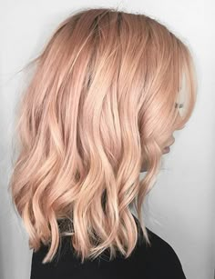 Hair Colors For Winter, Blond Rose, Peach Hair Colors, Lavender Hair Colors, Pink Blonde, Copper Blonde, Perfect Hair Color, Colour Hair