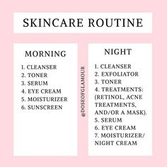 𝒁𝒂𝒊𝒏𝒂 | 𝑳𝒊𝒄𝒆𝒏𝒔𝒆𝒅 𝑬𝒔𝒕𝒉𝒆𝒕𝒊𝒄𝒊𝒂𝒏 on Instagram: “Here is my correct skincare routine order. Applying your skin care products in the proper order ensures that your skin receives the full…” Skincare Routine Guide, Koleksi Makeup, Beauty Routine Checklist, Skin Care Guide, Double Cleansing, Skincare Blog