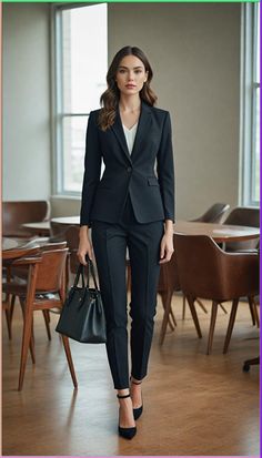 Gray skirt, wool skirt, grey skirt, midi skirt, grey wool skirt, gray midi skirt, skater skirt for w Black Office Suit For Women, Women Power Suit Business, Women's Formal Suit, Professional Suits For Women, Women Power Suit, Lawyer Outfit Women, Formal Business Attire Women, Businesswoman Outfit, Power Suits For Women