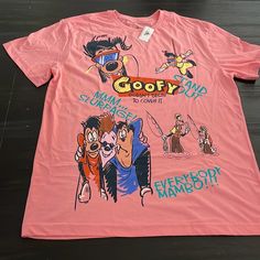 Brand New 100% Disney Parks Merchandise The Goofy Movie, Goofy Movie, Movie T Shirts, Disney Shirts, Disney Parks, Colorful Shirts, Tee Shirts, Cute Outfits, Mens Shirts