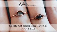 two rings on top of each other with the words dairy cabdon ring tutor