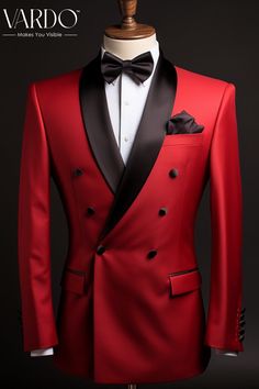 >>ORIGINAL ARTWORK AND CONTENT, PLEASE DO NOT COPY<< Men Suits, Suits For Man, Classic Charm: Red Double Breasted Tuxedo for Men - Timeless Elegance for Every Occasion- Formal Attire, Formal Fashion Slim Fit Suit, Formal piece Wedding Suit, Double Breasted, Formal Fashion Slim Fit Suit. Elevate your style with our striking Red Double Breasted Tuxedo for men, a timeless ensemble designed to make a statement at any special occasion. Crafted with precision and tailored to perfection, this tuxedo effortlessly combines sophistication with a touch of daring flair. Made from high-quality materials, the bold red hue adds a contemporary twist to the classic double-breasted design. The tailored fit ensures a sharp silhouette, highlighting your confidence and style. Whether it's a black-tie event, a Classic Red Suit For Groom, Classic Red Suits For Groom, Luxury Red Blazer For Formal Occasions, Red Luxury Blazer For Formal Occasions, Luxury Red Formal Blazer, Classic Red Tuxedo For Semi-formal Occasions, Luxury Red Tuxedo For Wedding, Classic Red Semi-formal Tuxedo, Luxury Red Wedding Tuxedo