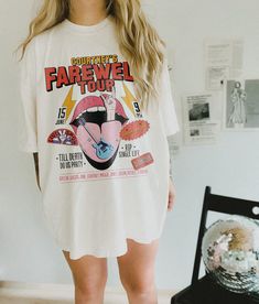 ✺ FAREWELL TOUR - BAND BACHELORETTE GRAPHIC SHIRT  ✺ PRIORITY SHIPPING AVAILABLE UPON REQUEST. Get this trendy Comfort Colors graphic tee, let us know how you would like customize  it ! * Q U I C K F A C T S * This design is a unique, one-of-a-kind awesome illustration that has been created in house. ✺ 100% ring-spun cotton ✺ Medium fabric ✺ Relaxed fit Please note that colours may appear different on different digital screens and may not be a true representation of the actual colours. This is a Vegas Bachelorette Shirts, Vegas Bachelorette, Bachelorette Ideas, Bachelorette Shirt, Bachelorette Themes, Bachelorette Party Outfit, Oversized T Shirt Dress, Bachelorette Outfits, Bachelorette Trip