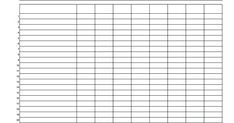 the printable sign up sheet is shown in black and white, with numbers on it