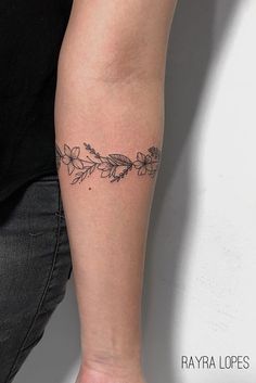 a person with a tattoo on their arm