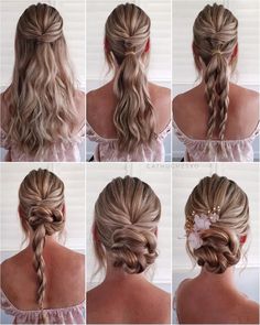 Diy Updo, A Ponytail, Bridesmaid Hair Down, Peinados Fáciles Para Cabello Corto, Bridesmaid Hair Short