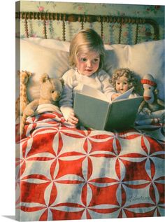 Story Time | Great Big Canvas 동화 삽화, Marjolein Bastin, Reading Art, Canvas Photo Prints, Reading A Book, Kids Reading, Childrens Illustrations, Children's Book Illustration, Photo Canvas