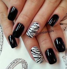 40+ Zebra Nails That Are Super IN Right Now Zebra print nails, Zebra nails, Zebra nail art Zebra Nail Designs, Zebra Nail Art, Black And White Nail, Black And White Nails, Zebra Print Nails, Animal Print Nails Art, Zebra Nails, Print Nails, Animal Print Nails