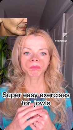 Yulia Diumea on Instagram: "🔥Facial exercises for jowls offer several benefits that can help reduce sagging and fight aging.  🔥By exercising your face with yoga, you’ll be thickening the muscles in your face. This can lift your face and start to tighten sagging jowls. Additionally, you’ll be improving your circulation and increasing the blood flow to your face. This can make your skin healthier, clearer, and give you a more youthful appearance. 👉FOLLOW ME FOR MORE BEAUTY TIPS! 👉SAVE AND Share! 👉Stay tuned for new mini courses coming soon!  #facedesigncenter  #selfcare #selflove #faceexpert #facemassage #facials  #naturalrejuvenation #naturalbeauty #naturalfacelift #naturalface #holisticesthetician #holisticfacemassages #holisticliving #instagood #nofillers #nobotox #beautysecret #beau Sagging Jowls, Yoga Instagram, Natural Face Lift, Face Yoga Exercises, Face Yoga Facial Exercises, Face Exercises