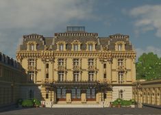 an old building with many windows and balconies