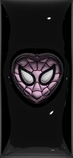 the face of spider - man in front of a black background with an alien eye