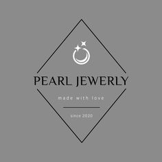 the logo for pearl jewelry made with love