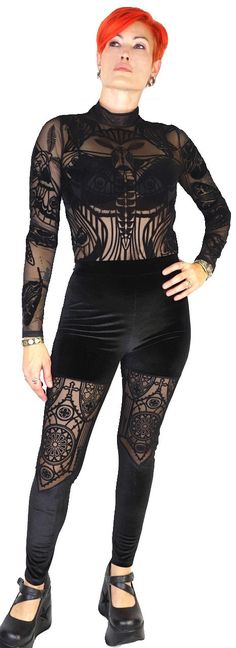 Beautiful black mesh bodysuit. Super sexy bodysuit with tons of detail throughout. This is perfect to pair with a skirt, pants or nothing if you dare. High Stretch Mesh Top For Party, Elegant Party Bodysuit With Mesh Sleeves, Elegant Black Bodysuit With Sheer Bodice, Elegant Bodysuit With Mesh Sleeves For Parties, High Stretch Mesh Top For Fall Parties, Edgy Sheer Fitted Mesh Top, Edgy Fitted Mesh Top With Sheer Sleeves, Chic Evening Bodysuit With Mesh Sleeves, Chic High Stretch Mesh Top For Party