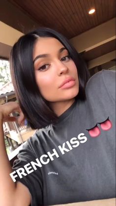 Kylie Jenner Short Hair Black, Short Hair Styles Black Hair, Black Short Bob Hairstyles, Short Bob Black Hair, Black Bob Hair, Black Short Bob, Short Black Bob