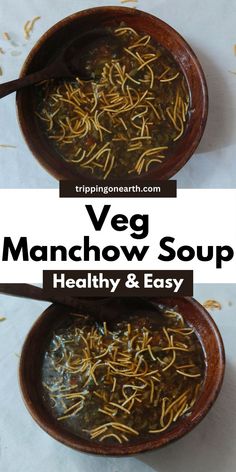 This veg Manchow soup is the perfect quick and easy recipe for any occasion! Loaded with fresh veggies and a mix of spices, it’s a delicious and warming soup that’s both healthy and satisfying.