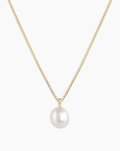 White Pearl Pendant, Pearl Gold Necklace, Gorjana Jewelry, Pearl Charm Necklace, Orange Agate, Yellow Opal, Solid Gold Chains, 14k Gold Necklace, Natural Pearl