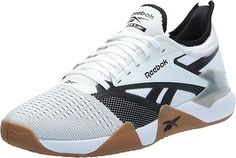 Amazon.com | Reebok Unisex Nano Court Sneaker, White/Black/Grey 1, 10.5 US Men | Fashion Sneakers Racquetball, Training Sneakers, Reebok Shoes, Workout Shoes, Womens Athletic Shoes, Gym Shoes, Sneakers Men Fashion