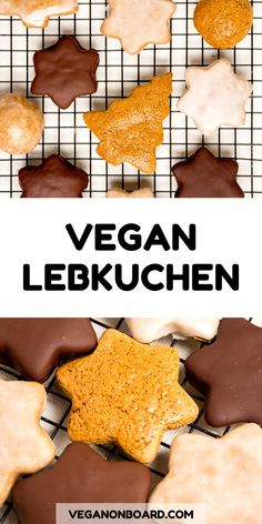 vegan ledukchen cookies on a cooling rack