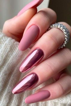 #PinterestInspo #PinItToWinIt #ViralPins #TrendingNow #PinterestLover #CreativePins #ExploreTheBest Pink Chrome Nails, Chrome Nail Art, Chrome Nails Designs, Blush Nails, Nails Polish, Metallic Nails, Pink Nail, Nail Designs Glitter, Chic Nails