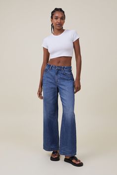 RELAXED WIDE LEG JEAN Best Wide Leg Jeans, Wide Leg Jeans For Women, Size 16 Women, Clothing Jeans, Blouse Jeans, Relaxed Jeans, Wide Jeans, Jeans For Women, Shirt Skirt