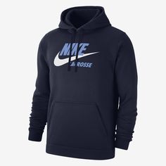 It's your game. Make sure everybody knows with this classic lacrosse hoodie. Lacrosse Hoodie, Mens Lacrosse, Bridesmaid Dresses Plus Size, Lacrosse, Front Pocket, Nike Men, Dark Grey, Age Group, Size Medium