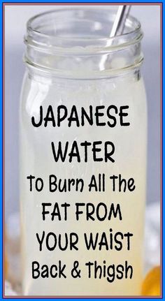 Japanese Water To Burn All The Fat From Your Waist, Back And Thighs! Fedtforbrændende Mad, Detox Drink Before Bed, Newborn Feeding, Baking Soda Beauty Uses, Japanese Water, Belly Fat Drinks, Fat Burner Drinks, Fat Burning Drinks, Detox Drinks