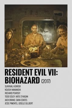 the poster for resident evil vii - biohazard 2012