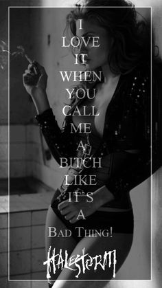 Eu amo quando você me chama de vadia como se isso fosse algo ruim. Halestorm Lyrics Halestorm Aesthetic, Halestorm Wallpapers, Halestorm Lyrics, Singing Quotes, Rock Poster Art, Lzzy Hale, Papa Roach, Breaking Benjamin, Halestorm