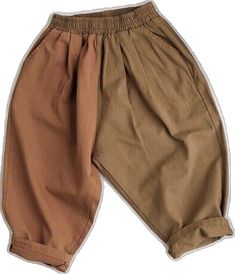 High Waist Brown Cotton Harem Pants, High-waist Cotton Harem Pants In Brown, Cute High Waist Cotton Pants, High Waist Beige Cotton Harem Pants, Cute Cotton Bottoms With Pockets, Trendy High Waist Cotton Harem Pants, Cute Solid Color Spring Bottoms, Cute Cotton Pants With Elastic Waistband, Cute Stretch Bottoms