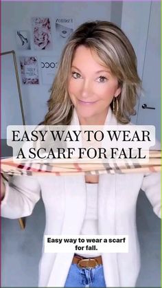 Easy Way To Wear A Scarf For Fall…
 • Do you wear scarves? They are one of my favourite accessories.
 • **LIKE AND SAVE for later… Share with a friend who would like this.

Here’s how to shop this reel:
 • 🛍 Click the LTK link in my bio
 • 🛍Follow my store @lifeandstylej on the LTK app to shop this post and get my exclusive app only content.

#fallfashiontrends #falltrends #scarfstyle #scarffashion #fallaccessories #accessoriesoftheday #fashionover40 #lifeandstylej Way To Wear A Scarf, Scarf Wearing Styles, Ways To Tie Scarves, Kitchen Design Layout, Diy Fashion Scarf, Scarf Knots, Mode Tips, Outdoor Kitchen Design Layout