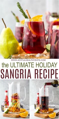 the ultimate holiday sangria recipe